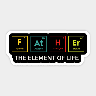 Symbols of Science - The Element of Life Sticker